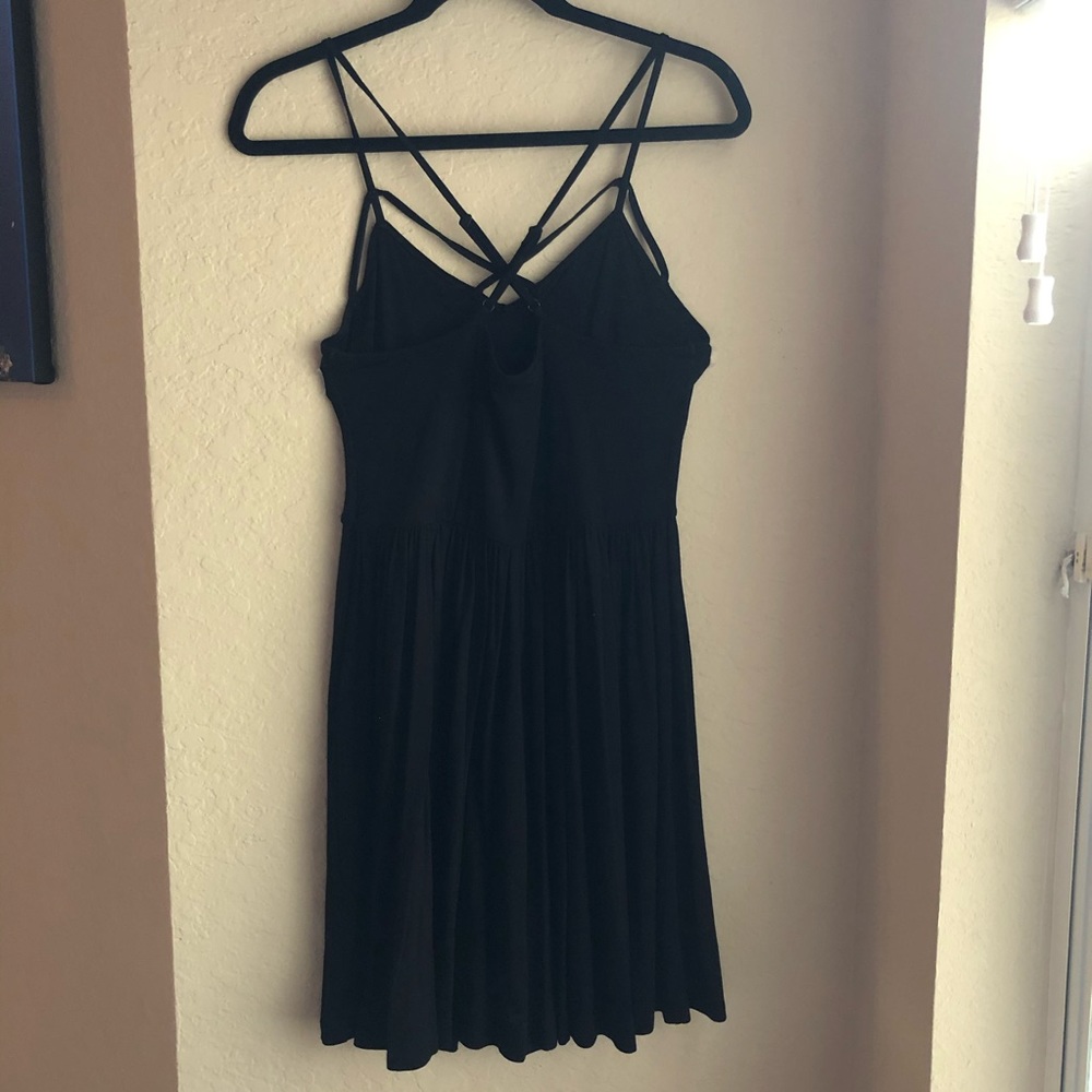 🔆 American Eagle Cross Strap Black Dress